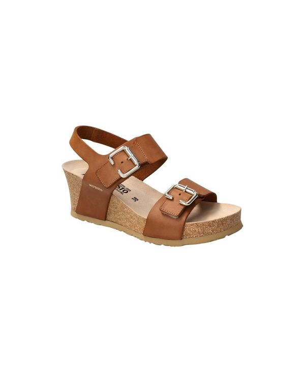 メフィスト レディース シューズ サンダル プラットフォーム Mephisto Women's Lissandra Platform Wedge Sandal Camel キャメル｜ReVida 店
