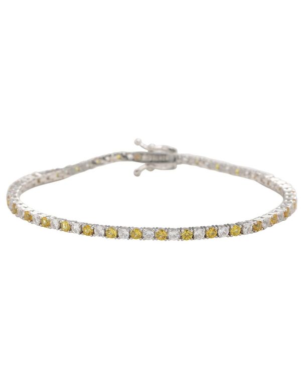 スージー レヴィアン ニューヨーク レディース アクセサリー ブレスレット・バングル・アンクレット Suzy Levianew York 7 in Sterling Silver Sapphire Tennis Bracelet Yellow sapphire イエロー｜ReVida 店