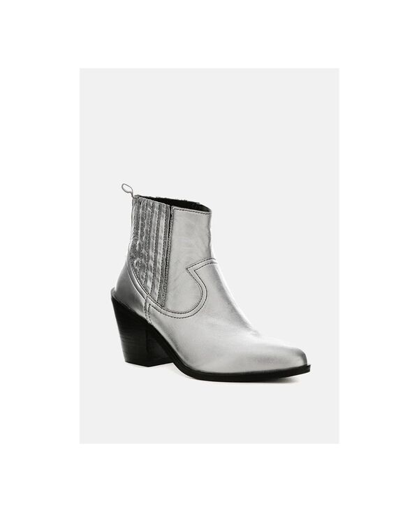 ラグアンドコー レディース シューズ ブーツ・レインブーツ トール なめし革 Rag \u0026 Co Women\u0027s Rayna Metallic Leather Boots No Color メタリック
