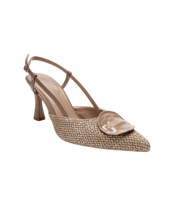 プロローグシューズ レディース パンプス Prologue Shoes Women Levia Woven Pointed Toe Slingback Pump Mink ミンク|ReVida 店