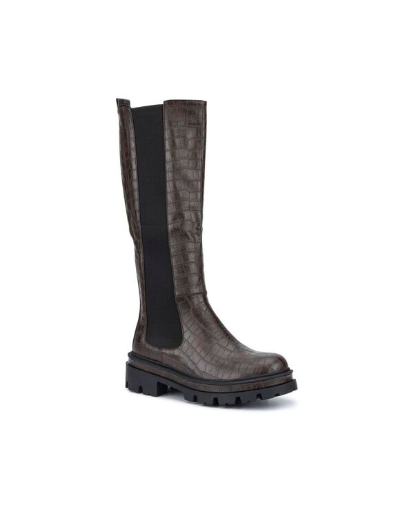 トルゲイス レディース シューズ ブーツ・レインブーツ トール Torgeis Women's Madina Tall Boot Brown ブラウン｜ReVida 店
