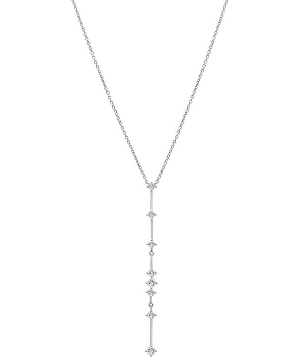 ラップド レディース アクセサリー ネックレス・チョーカー・ペンダントトップ レース Wrappediamond Verticaline Lariat Necklace (1/3 ct.w.) in 10k White Gold 17 + 1 extender White Gold ホワイト|ReVida 店