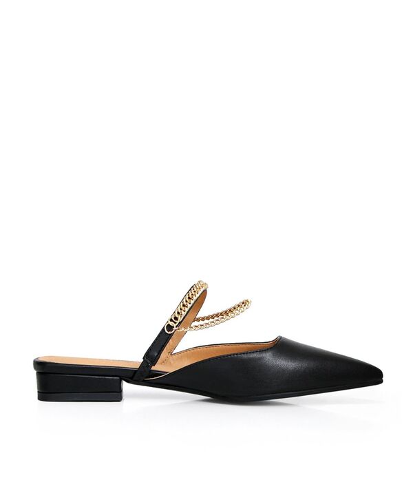 ベルアンドブルーム レディース シューズ パンプス レザー Belle & Bloom On The Go Leather Flat Black ブラック｜ReVida 店
