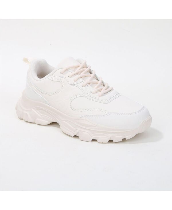 バーネス レディース シューズ スニーカー BERNESS Lidia Mixed Material Sneakers Beige ベージュ｜ReVida 店 14,386円
