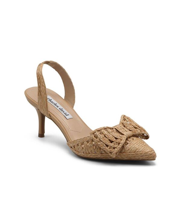 チャールズ・デイビッド レディース シューズ パンプス Charles David Womens Agora Slingback Dress Natural｜ReVida 店