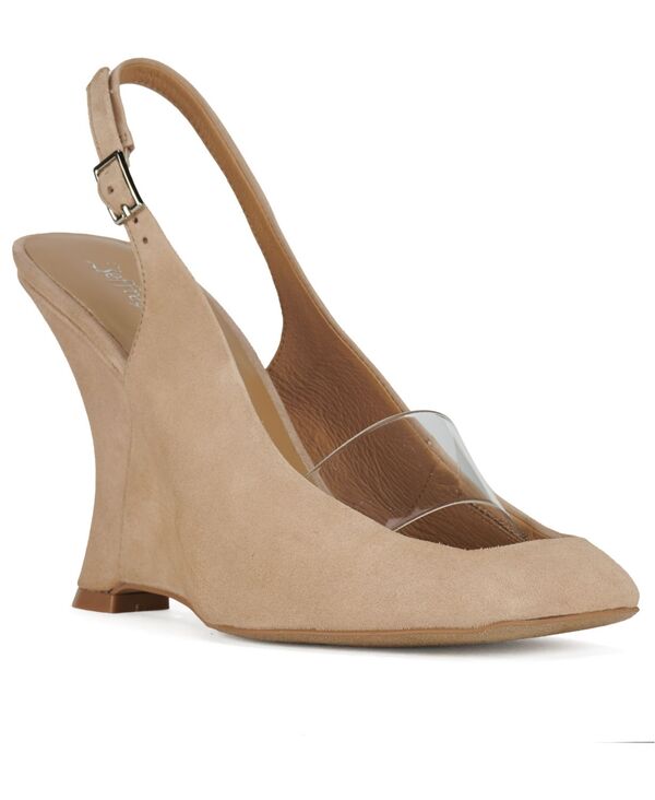 ジェフリー キャンベル レディース シューズ パンプス Jeffrey Campbell Women's Nebulislingback Wedge Pumps Beige Suede ベージュ｜ReVida 店