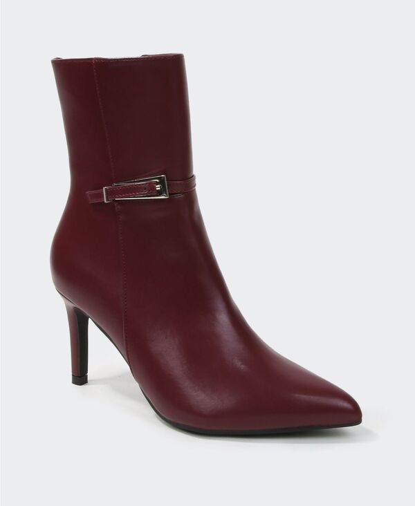 バーネス レディース シューズ ブーツ・レインブーツ アンクル BERNESS Women's Kairi Stiletto Ankle Boots Wine ワイン|ReVida 店