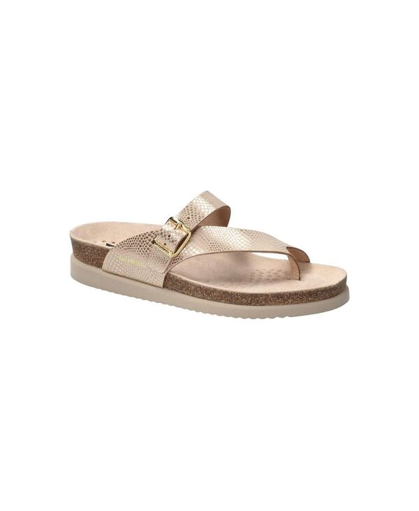 メフィスト レディース シューズ サンダル トール レザー Mephisto Women's Helen Metallicsand Havana Leather Sandal Sand havana サンド|ReVida 店