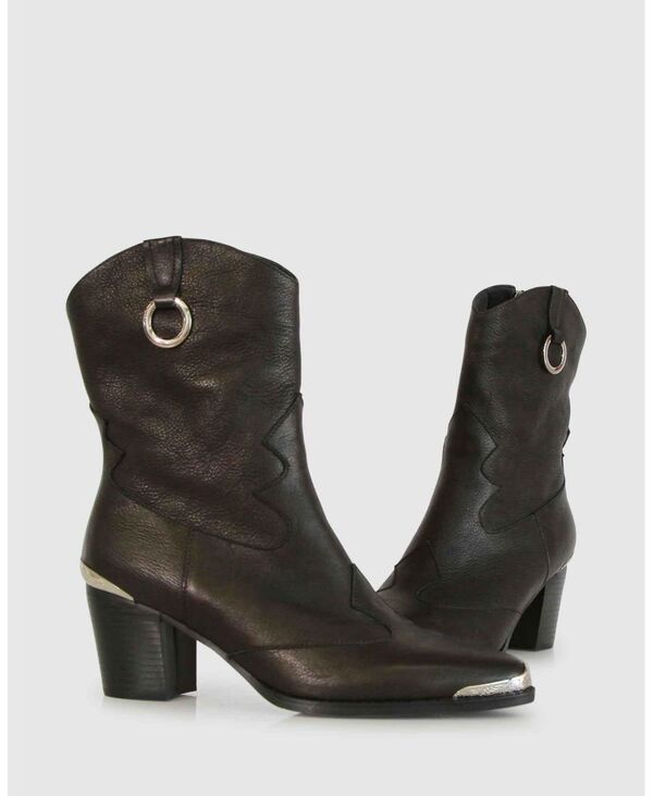 ベルアンドブルーム レディース シューズ ブーツ・レインブーツ Belle & Bloom Dallas Western Boot Vintage black ブラック|ReVida 店
