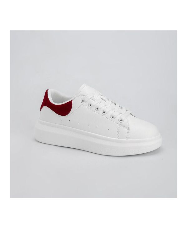 バーネス レディース シューズ スニーカー プラットフォーム レース BERNESS Holly Lace-Uplatform Sneakers Burgundy バーガンディ｜ReVida 店 14,610円