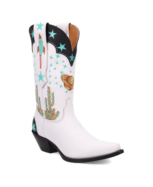 ディンゴ レディース シューズ ブーツ・レインブーツ レザー Dingo Women'space Cowgirleather Boot White ホワイト|ReVida 店