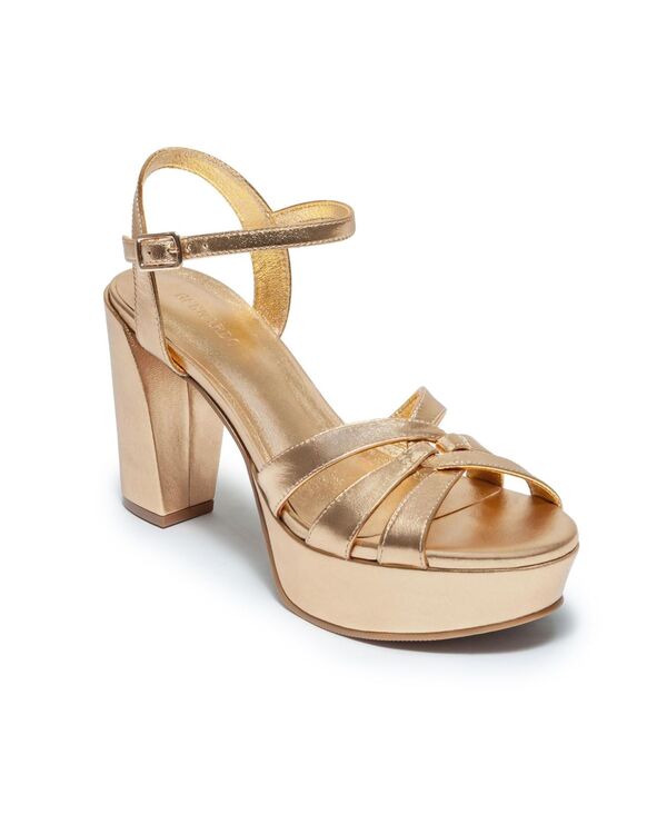 ベルナード レディース シューズ サンダル プラットフォーム Bernardo Footwear Women's Vittoria Platform Sandal Gold ゴールド|ReVida 店