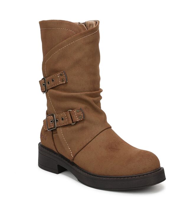 ブローフィッシュマリブ レディース シューズ ブーツ・レインブーツ Blowfish Malibu Women's Venice 2 Zipper Boots Tan Faux Nubuck タン｜ReVida 店