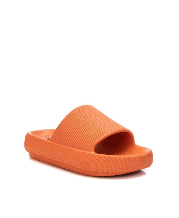 キシタイ レディース シューズ サンダル XTI Women's Flat Rubber Sandals Orange オレンジ|ReVida 店