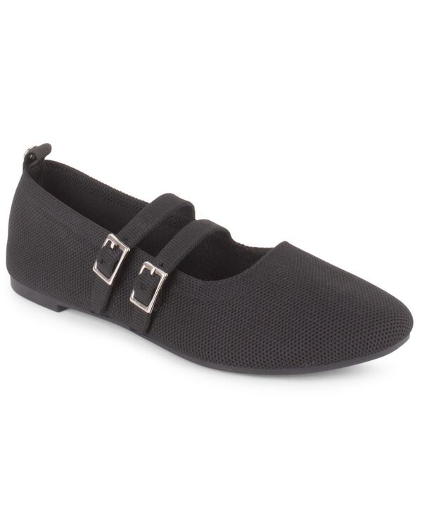 タハリ レディース シューズ パンプス Tahari Women's Avellino Mary-Jane Flats Black ブラック｜ReVida 店