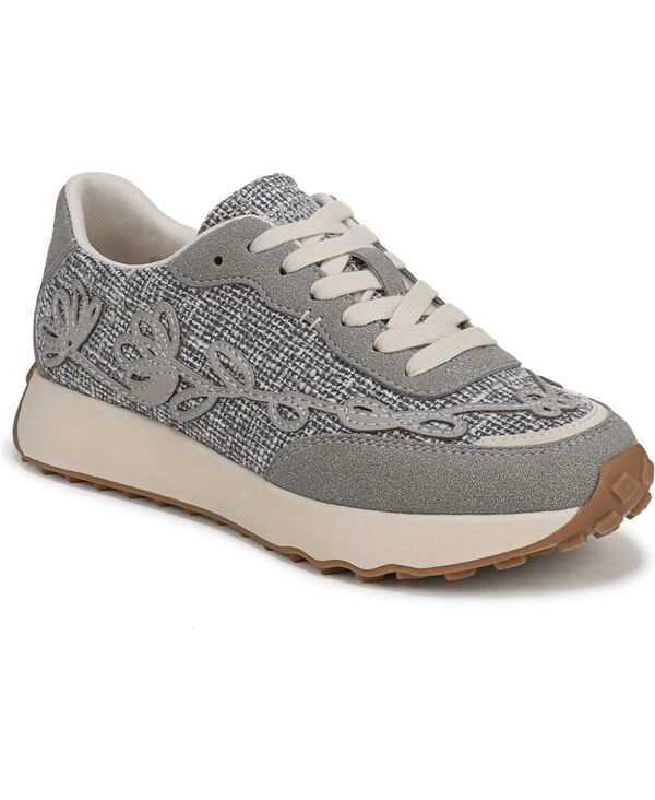 ブローフィッシュマリブ レディース シューズ スニーカー レース Blowfish Malibu Women's Driftbloom Lace-Up Sneakers Gray Faux Suede/Canvas グレー｜ReVida 店