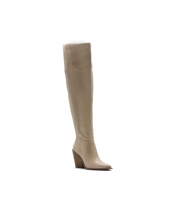 チャールズ・デイビッド レディース シューズ ブーツ・レインブーツ ヒール Charles by Charles David Womens Wrecker Over the Knee Boot Chunky Higheelinen｜ReVida 店