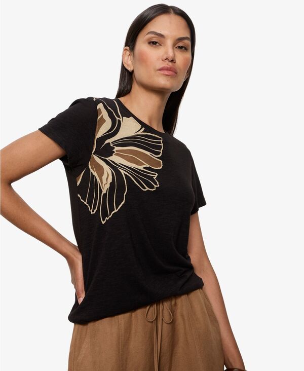 サンクチュアリー レディース トップス Tシャツ Sanctuary Women's Perfect Pull-On T-Shirt Lotus Placement｜ReVida 店