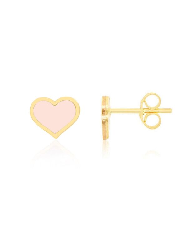 ザ・ラブリー レディース アクセサリー ピアス・イヤリング The Lovery Pearl Heart Stud Earrings Pink pearl パール｜ReVida 店