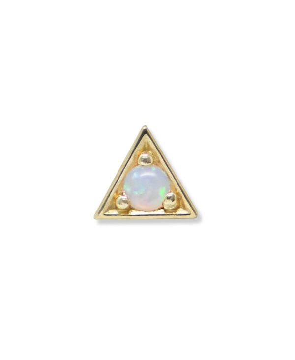 アンジー レディース アクセサリー ピアス・イヤリング Anzie Cleo Triangle Single Stud Yellow イエロー|ReVida 店