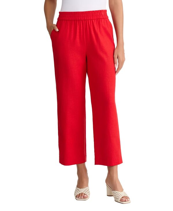 ジョーンズニューヨーク レディース ボトムス カジュアルパンツ プチ クロップド Jones New York Petite Slash Pocket Cropped Pants Rouge｜ReVida 店 14,615円