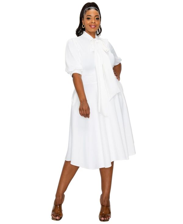 リブド レディース トップス ワンピース プラスサイズ L I V D Plusize Carina Donna Pocket Dress White ホワイト|ReVida 店