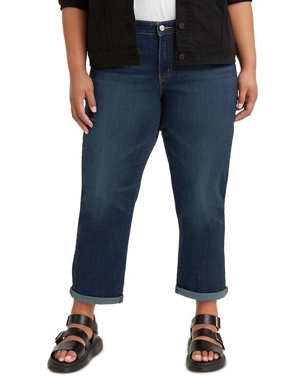 リーバイス レディース ボトムス デニムパンツ ジーンズ Levi's Women's Relaxed Boyfriend Tape red Leg Jeans Cobalt Layer コバルト｜ReVida 店