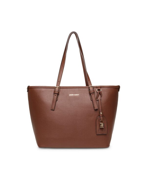 アンクライン レディース バッグ Anne Klein Perfect Large Tote Handbag Walnut｜ReVida 店