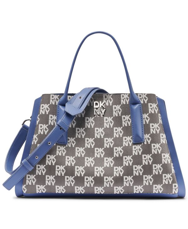 ダナ キャラン ニューヨーク レディース バッグ DKNY Josie Mediumagnetic Satchel Handbag Liberty Sky Combo|ReVida 店