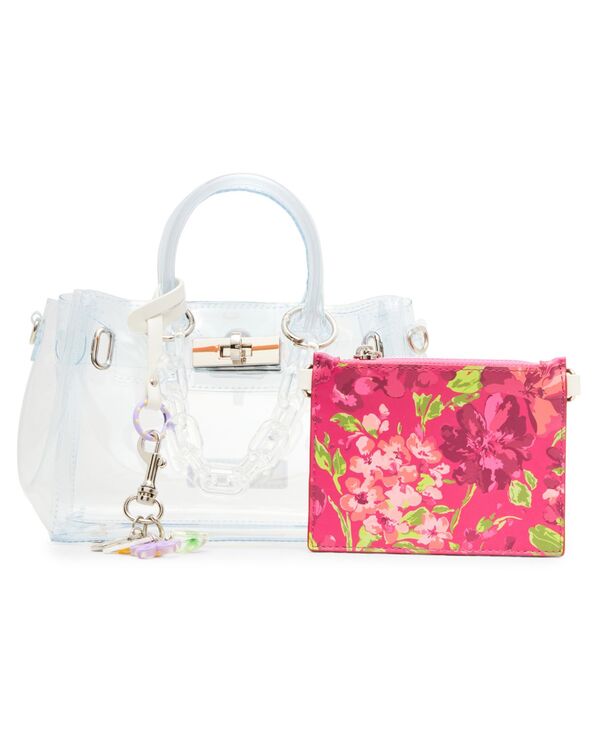 スティーブ マデン レディース バッグ Steve Madden Bgummy Small Satchel Handbag Clear｜ReVida 店 22,260円