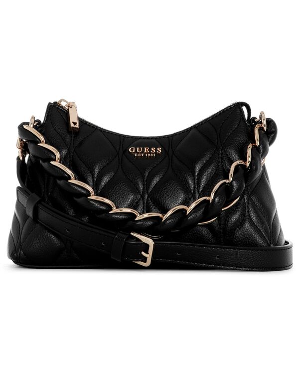 ゲス レディース バッグ マキシ GUESS Maxine Small Shoulder Handbag Black ブラック｜ReVida 店