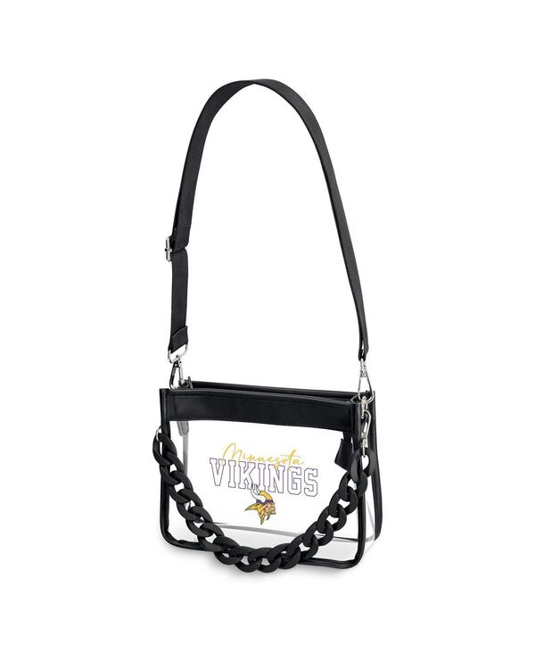 ウェア バイ エリン アンドルーズ レディース バッグ ミニ WEAR by Erin Andrews Minnesota Vikings Plastichain Mini Crossbody Handbag No Color｜ReVida 店