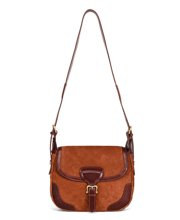 オールドトレンド レディース バッグ OLD TREND Camellia Medium Shoulder Handbag Coffee Brown ブラウン|ReVida 店