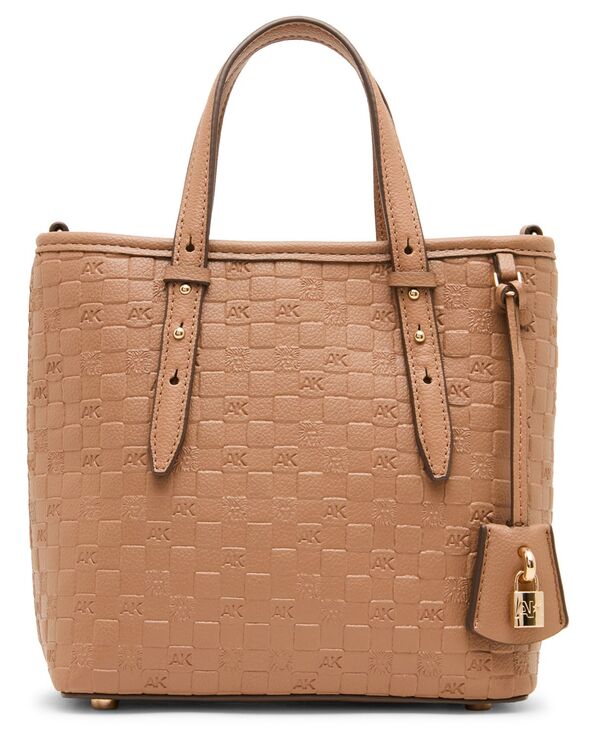 アンクライン レディース バッグ ミニ Anne Klein Embossed Mini Tote Handbag Beige ベージュ|ReVida 店