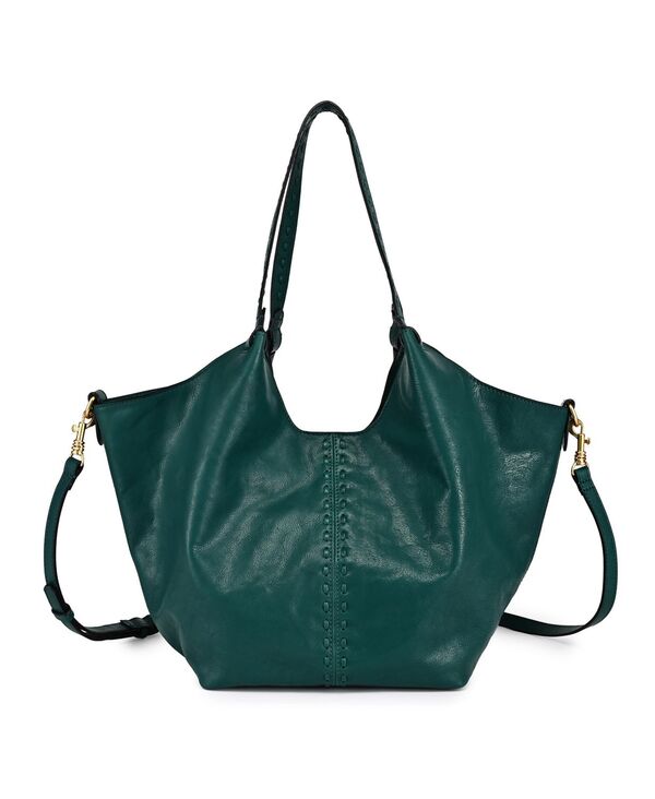 オールドトレンド レディース バッグ レザー OLD TREND Magnolia Smalleather Tote Handbag Kale Green グリーン｜ReVida 店