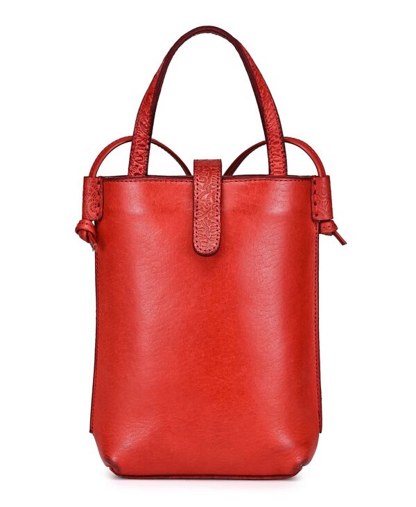 オールドトレンド レディース バッグ ミニ OLD TREND Wishbone Mini Crossbody Handbag Ruby Red レッド|ReVida 店