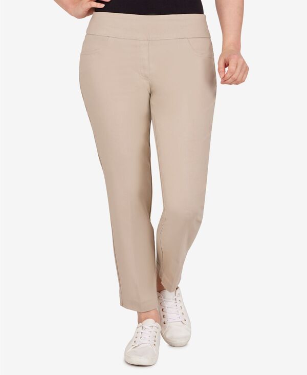 ルビーアールディー レディース ボトムス カジュアルパンツ プラスサイズ アンクル Ruby Rd. Plusize Mid-Rise Ankle Pants Chino|ReVida 店