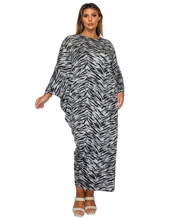 リブド レディース トップス ワンピース アシンメトリー プラスサイズ マキシ L I V D Women's Plusize Mary J Asymmetrical Maxi Dress Gray black ブラック|ReVida 店