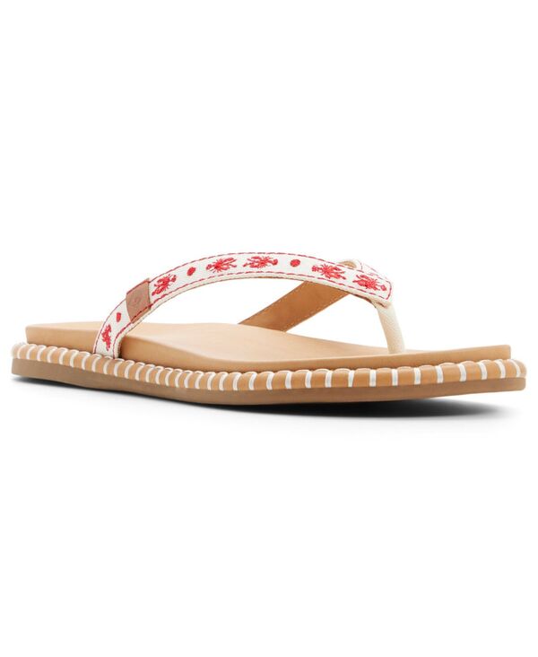 スペリー レディース シューズ スリッポン・ローファー サンダル Sperry Women's Isla Slip-On Thong Sandals White/Print ホワイト｜ReVida 店