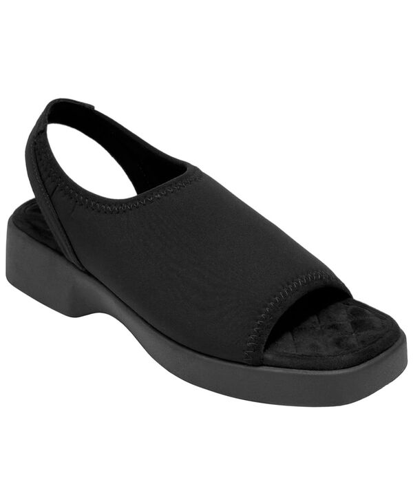 エアロソールズ レディース シューズ サンダル Aerosoles Women's Azura Slingback Sandals Black Stretch Gabardine ブラック｜ReVida 店