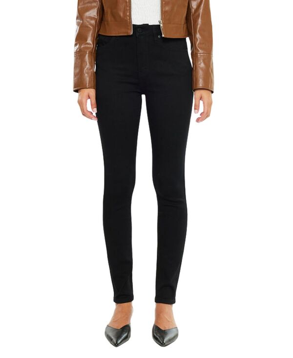 カンクン レディース ボトムス デニムパンツ ジーンズ KanCan Women's Vanessa High Rise Super Skinny Jeans Black ブラック｜ReVida 店