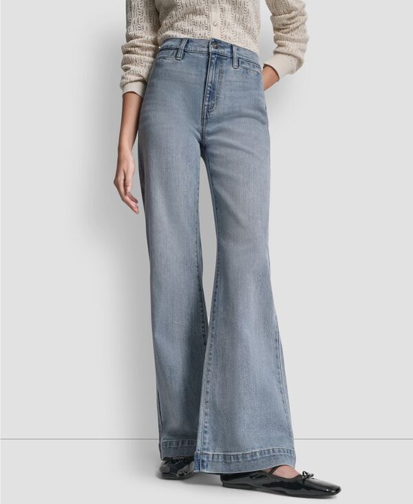 ダナキャランニューヨーク レディース ボトムス デニムパンツ DKNY Jeans Women's High Rise Relaxed Flare Fit Jeans Bryant|ReVida 店