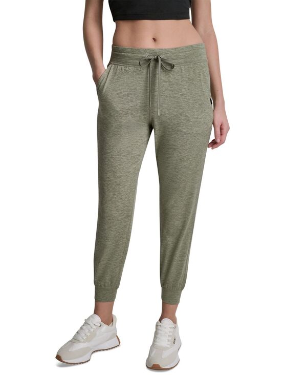 ダナ キャラン ニューヨーク レディース ボトムス カジュアルパンツ ジョガーパンツ ハイウエスト DKNY Sport Women'spacedye High-Waist Slim Joggers Bay Leaf Spacedye|ReVida 店
