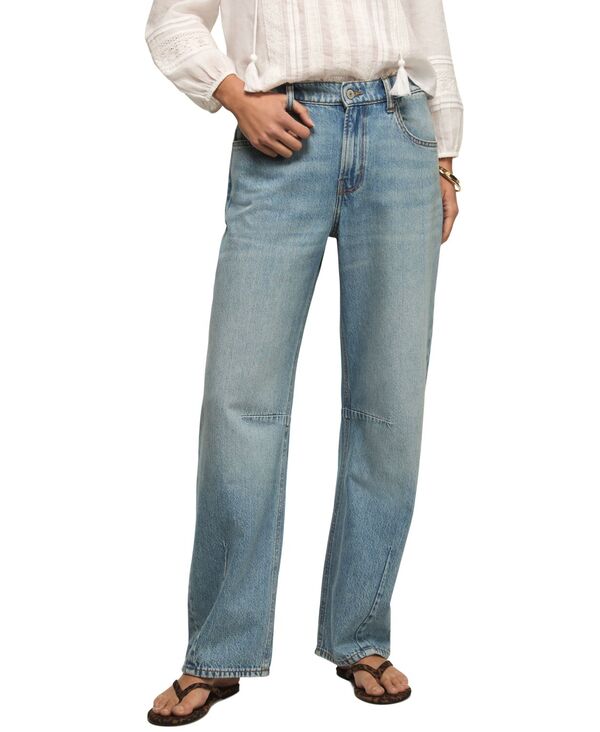 ラッキーブランド レディース ボトムス デニムパンツ コットン ジーンズ Lucky Brand Women's Cotton Barrel Wide-Leg Mid-Rise Jeans Atomic Age Wash｜ReVida 店