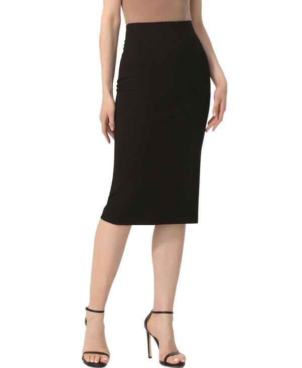 キミアンドカイ レディース ボトムスカート kimi + kai Women's Exposed Back Zipencil Skirt Black ブラック|ReVida 店