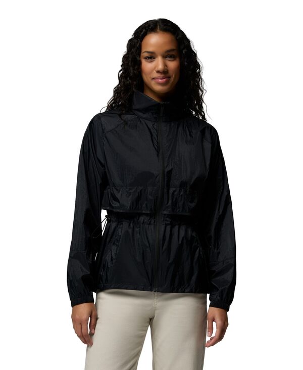 コロンビア レディース アウター ジャケット・ブルゾン Columbia Women's Willow Sky Full-Zip Windbreaker Black ブラック｜ReVida 店