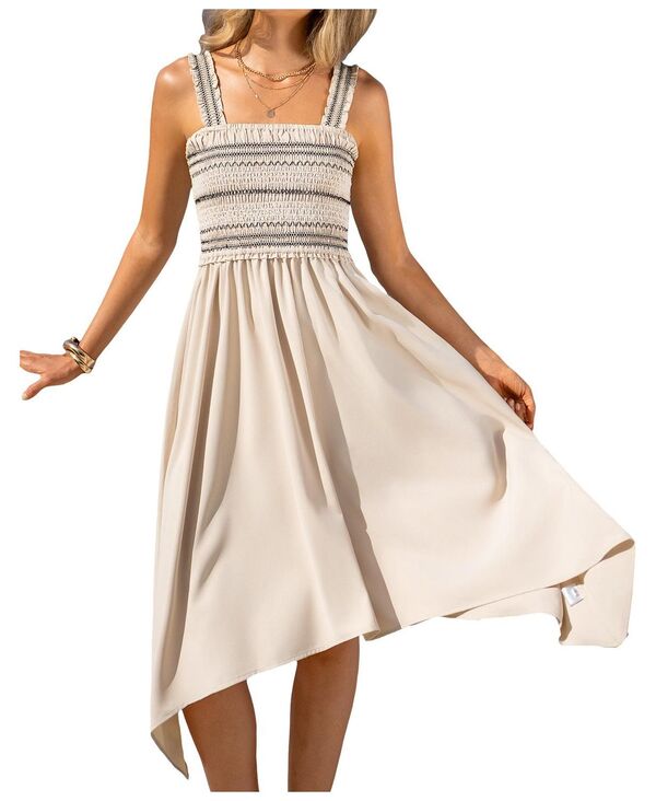 カップシー レディース トップス ワンピース ミディ Cupshe Women's Low Effort Midi Beach Dress Black ブラック｜ReVida 店