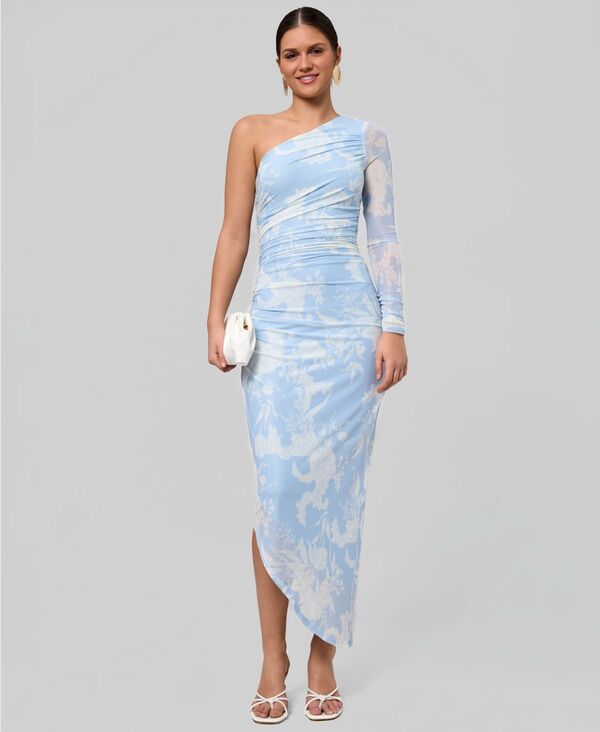 レイチェル ロイ レディース トップス ワンピース ワンショルダー マキシ RACHEL Roy Women's One-Shoulder Maxi Dress Porcelain Blue ブルー｜ReVida 店 17,026円