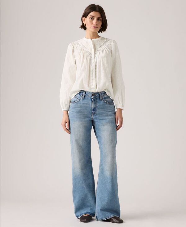 リーバイス レディース シューズ ブーツ・レインブーツカット ジーンズ Levi's Women's Premiumid-Rise Loose Bootcut Jeans Easy Days｜ReVida 店