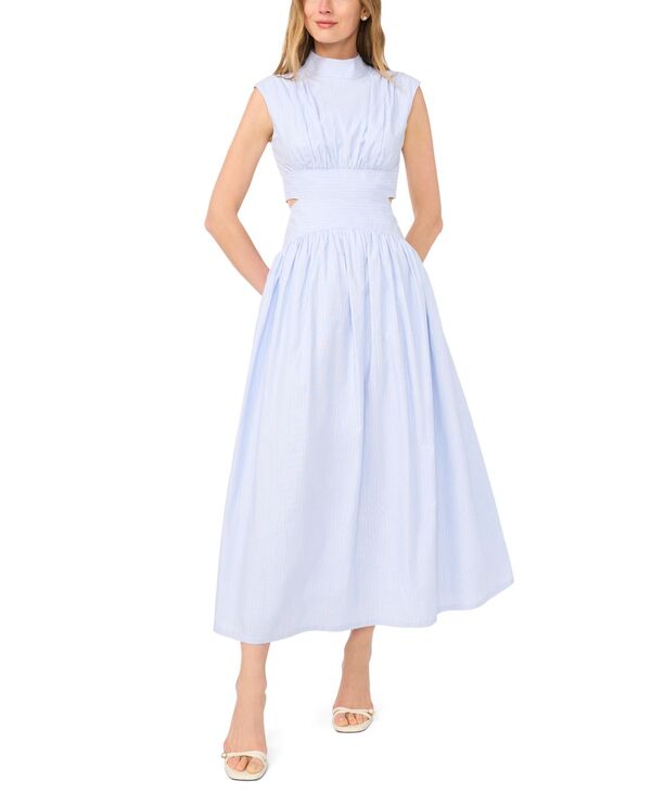 パーカー レディース トップス ワンピース モックネック マキシ Parker Women's The Julianne Maxi Mock Neck Dress Xenon Blue ブルー｜ReVida 店